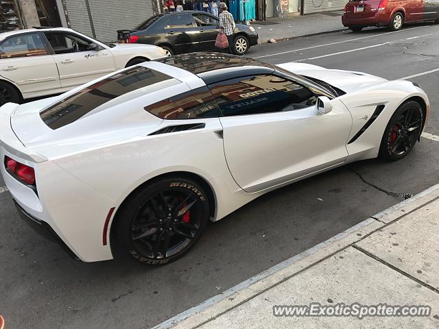 Chevrolet Corvette ZR1 spotted in New York, New York