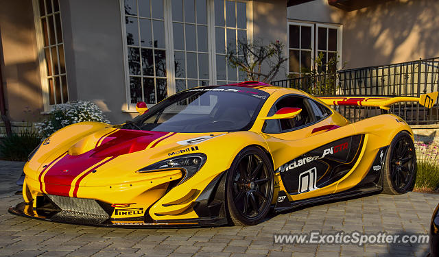 Mclaren P1 spotted in Pebble Beach, California