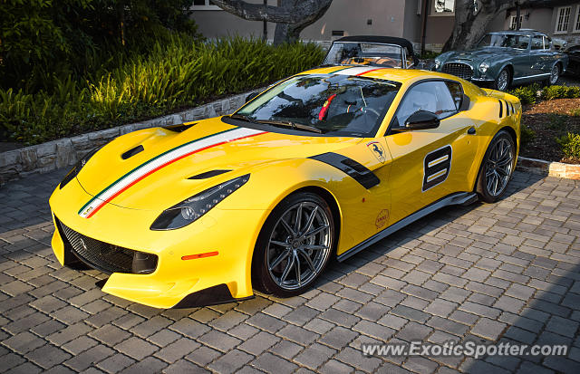 Ferrari F12 spotted in Pebble Beach, California