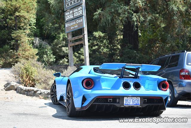 Ford GT spotted in Big sur, California