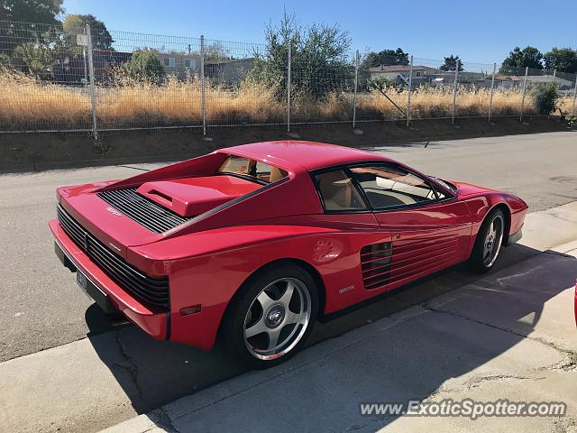 Ferrari Testarossa spotted in San Mateo, California