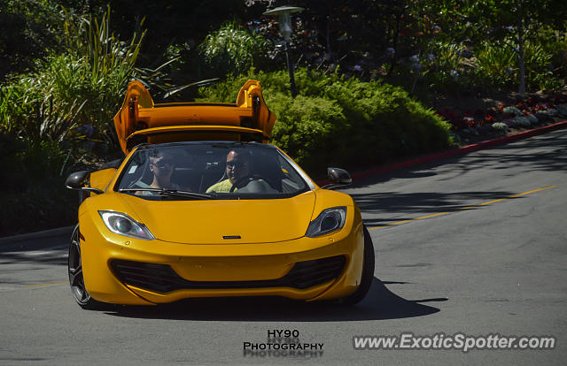 Mclaren MP4-12C spotted in Carmel, California