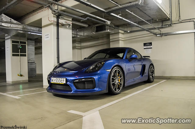 Porsche Cayman GT4 spotted in Wrocław, Poland