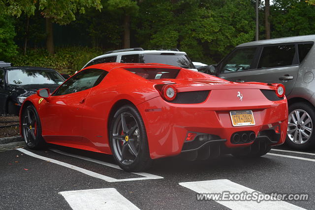 Ferrari 458 Italia spotted in Manhasset, New York