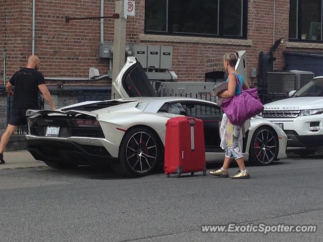 Lamborghini Aventador spotted in Toronto, Canada
