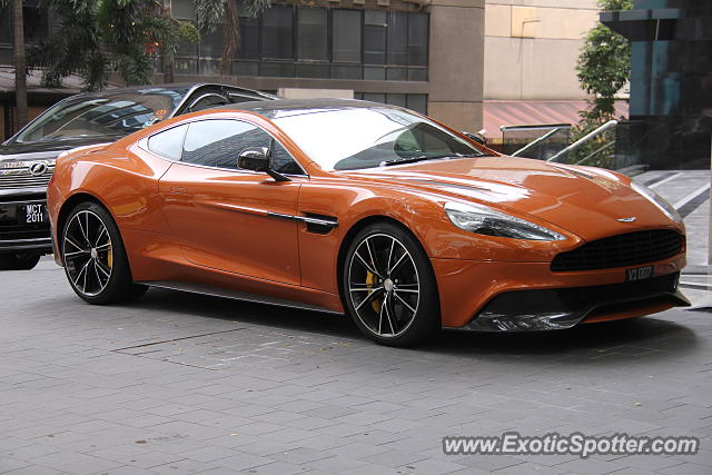 Aston Martin Vanquish spotted in Kuala Lumpur, Malaysia