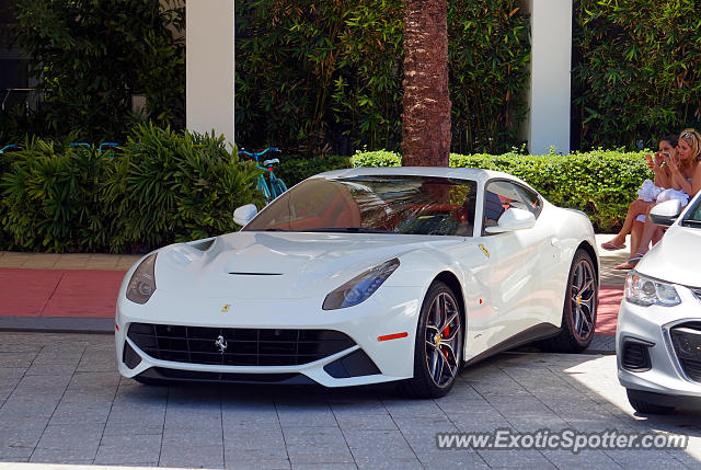 Ferrari F12 spotted in Miami Beach, Florida
