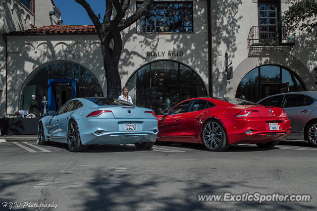 Fisker Karma spotted in Dallas, Texas