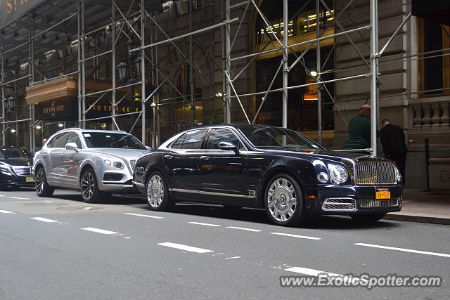 Bentley Mulsanne spotted in Manhattan, New York