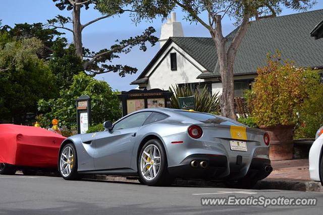 Ferrari F12 spotted in Carmel, California