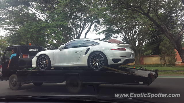 Porsche 911 Turbo spotted in Tangerang, Indonesia
