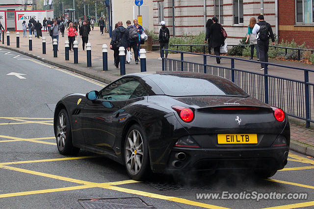 Ferrari California spotted in Portsmouth, United Kingdom