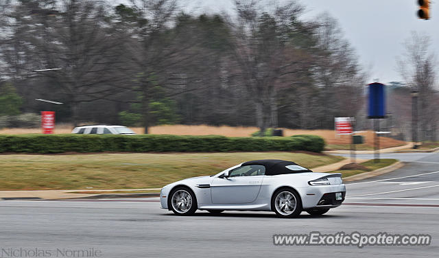 Aston Martin Vantage spotted in Cornelius, North Carolina