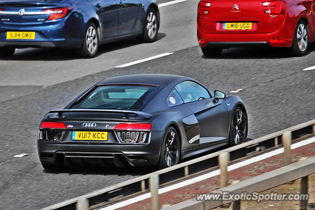 Audi R8 spotted in M20, United Kingdom