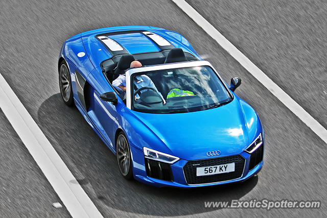 Audi R8 spotted in M20, United Kingdom