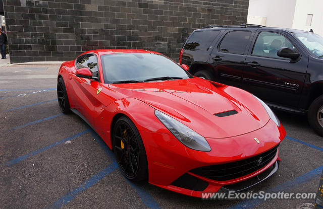 Ferrari F12 spotted in Beverly Hills, California