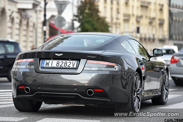 Aston Martin Virage spotted in Warsaw, Poland
