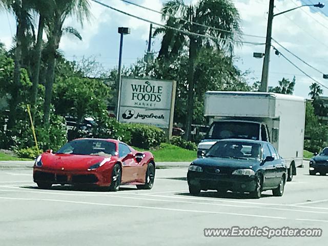 Ferrari 488 GTB spotted in Ft Lauderdale, Florida
