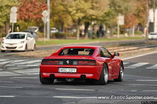 Ferrari 348 spotted in Warsaw, Poland