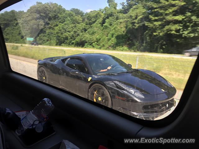 Ferrari 458 Italia spotted in Toccoa, Georgia