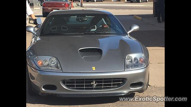 Ferrari 575M spotted in Lake Elmo, Minnesota