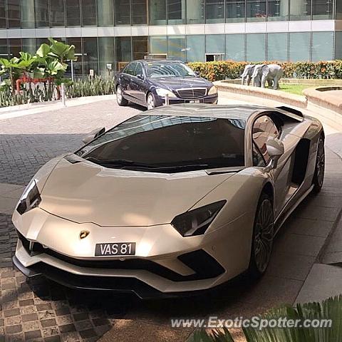Lamborghini Aventador spotted in Kuala Lumpur, Malaysia
