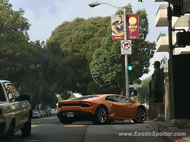 Lamborghini Huracan spotted in San Francisco, United States