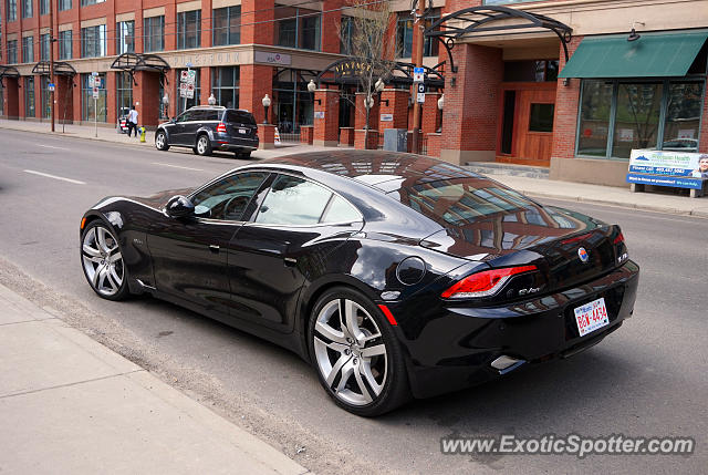 Fisker Karma spotted in Calgary, Canada