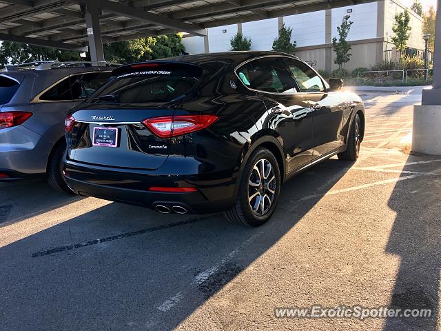 Maserati Levante spotted in San Jose, California