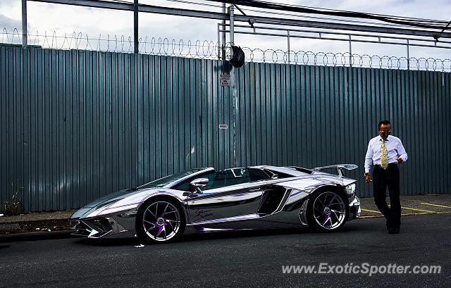 Lamborghini Aventador spotted in Bronx, New York