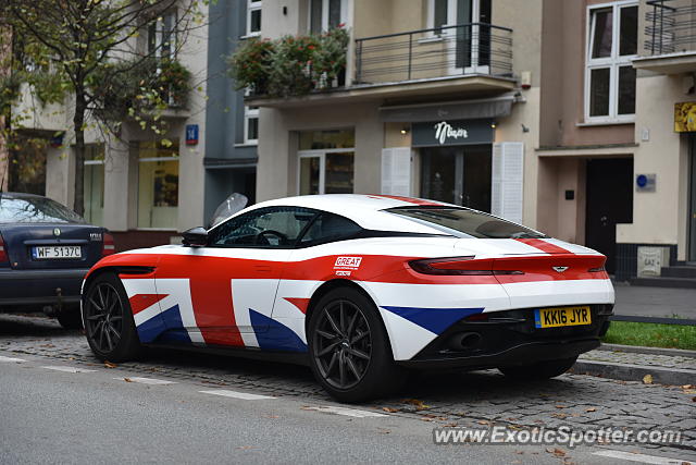 Aston Martin DB11 spotted in Warsaw, Poland