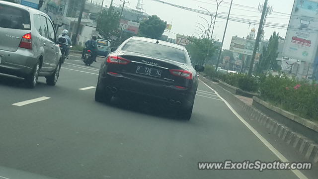 Maserati Quattroporte spotted in Serpong, Indonesia