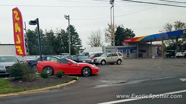 Ferrari California spotted in Columbus, Ohio