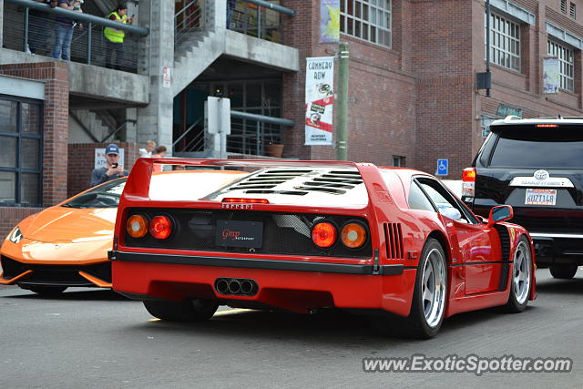 Ferrari F40 spotted in Monterey, California