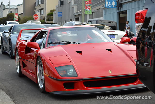Ferrari F40 spotted in Monterey, California