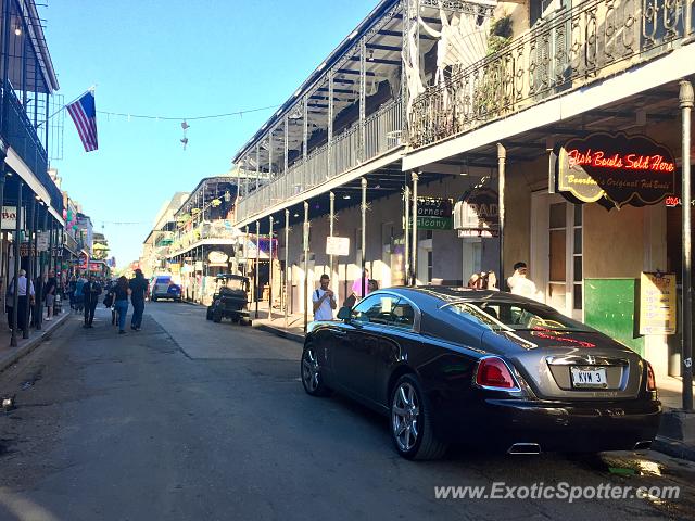 Rolls-Royce Wraith spotted in New Orleans, Louisiana