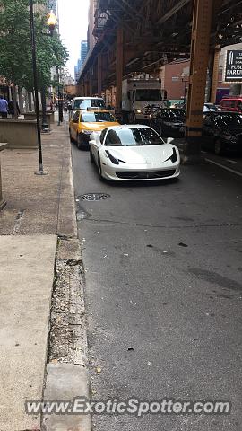 Ferrari 458 Italia spotted in Chicago, Illinois