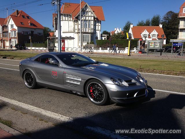 Mercedes SLR spotted in Knokke, Belgium