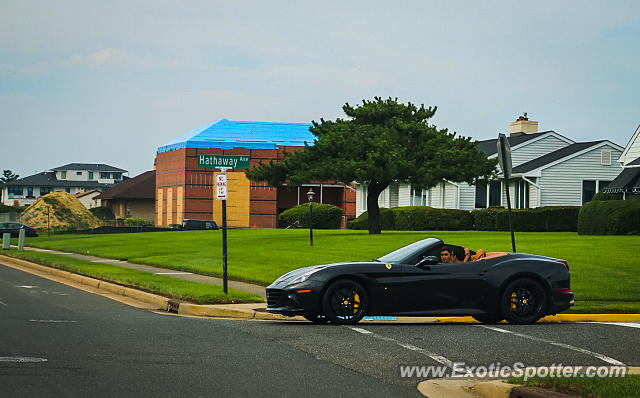 Ferrari California spotted in Deal, New Jersey