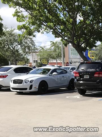 Bentley Continental spotted in Ft lauderdale, Florida