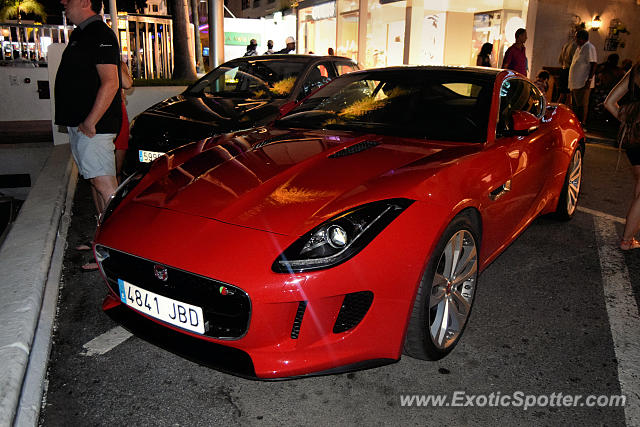 Jaguar F-Type spotted in Puerto Banus, Spain