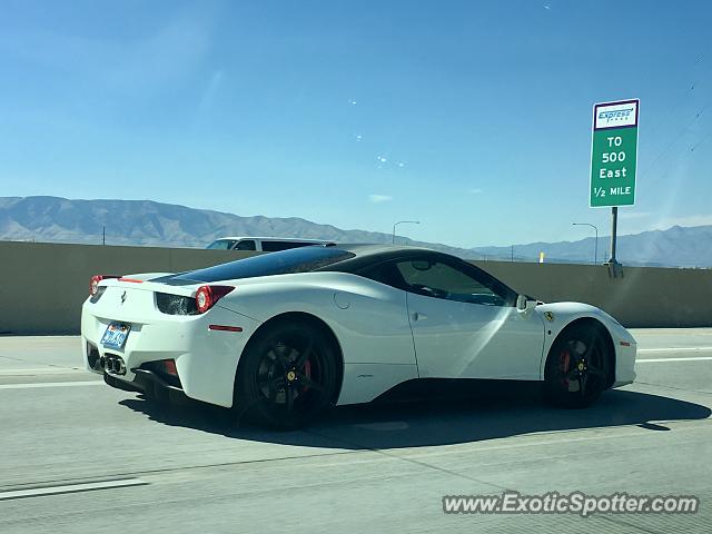 Ferrari 458 Italia spotted in American Fork, Utah