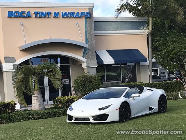 Lamborghini Huracan spotted in Boca Raton, Florida