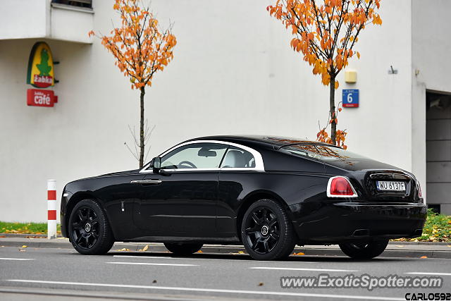 Rolls-Royce Wraith spotted in Warsaw, Poland