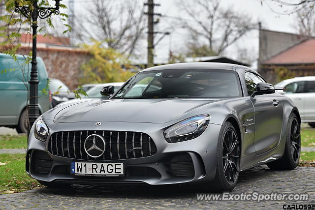 Mercedes AMG GT spotted in Warsaw, Poland