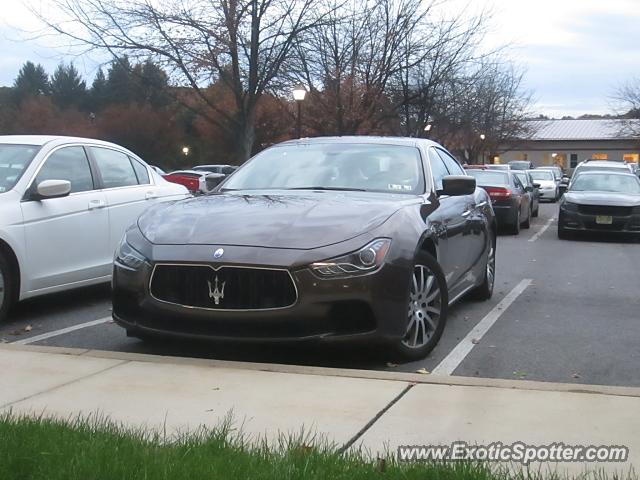 Maserati Ghibli spotted in Mechanicsburg, Pennsylvania