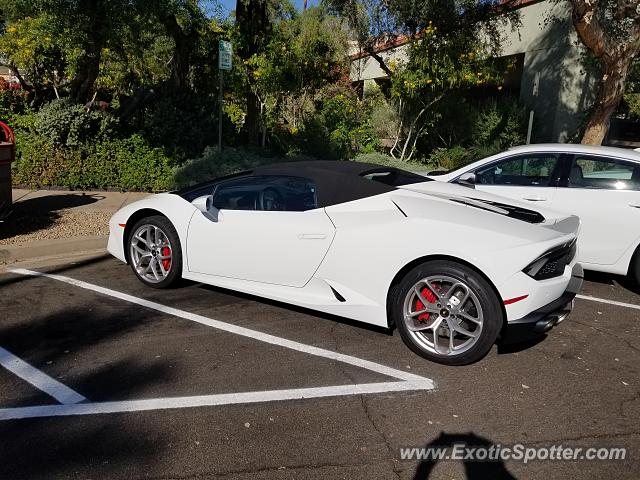 Lamborghini Huracan spotted in Scottsdale, Arizona