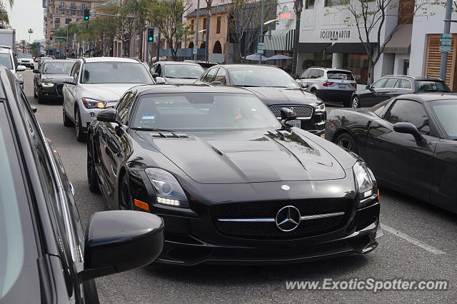 Mercedes SLS AMG spotted in Beverly Hills, California