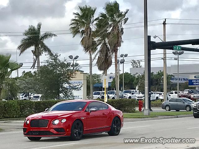 Bentley Continental spotted in Ft lauderdale, Florida