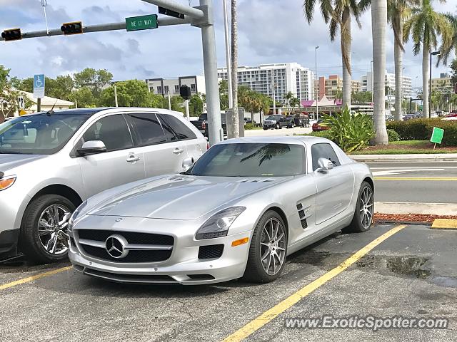 Mercedes SLS AMG spotted in Ft Lauderdale, Florida